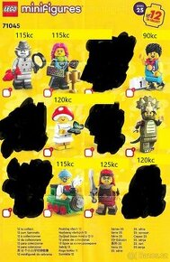 Lego minifigurky, minifigures séria 25 CMF nové