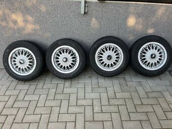 BBS 14" 4x108 Audi 80/90 - zánovní pneu