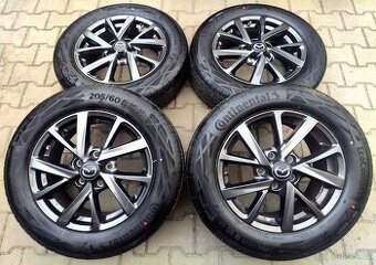 Alu kola originál Mazda 3 5x114,3 R16 KRÁSNÁ TOP SADA