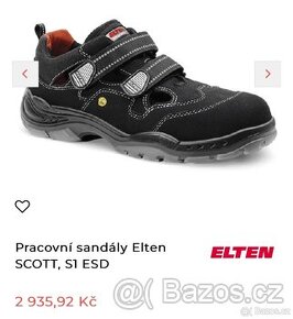 Bezpečnostní sandál S1 ELTEN SCOTT ESD - 1