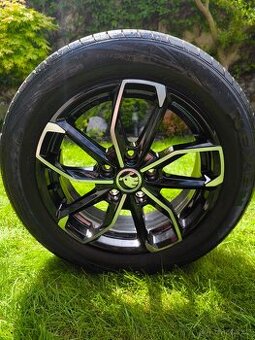 4 x AL kola 5x112x16" + letní pneu 205/55/R16