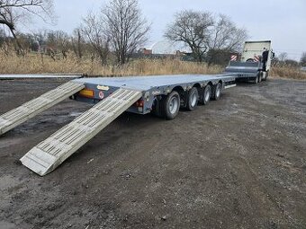 plošinový návěs NOOTEBOOM r.2011, roztahovací o 8m