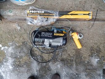 Naviják elektrický s ramenem Proteco, funkční, viz. foto