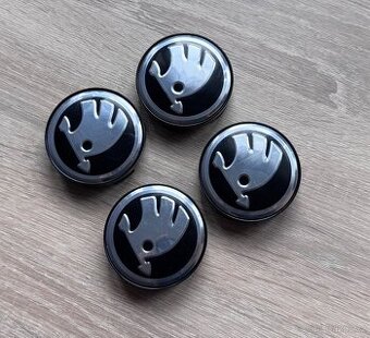 STŘEDOVÉ POKLIČKY/ KRYTKY KOL ŠKODA 60mm, nové.