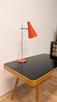 Lampa J.Hůrka a stolek Jiroutek opaxit sklo