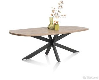 Nerozkládací jídelní stůl – Pavarotti 240 cm – oválný design