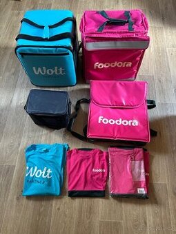 Wolt a Foodora Termotaška a doplňky