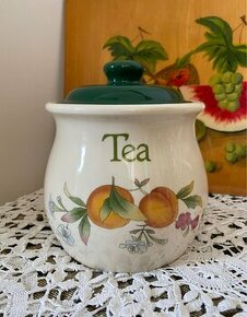 Porcelánová dóza na čaj