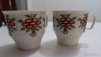 2x hrnek retro rarita porcelán Československo