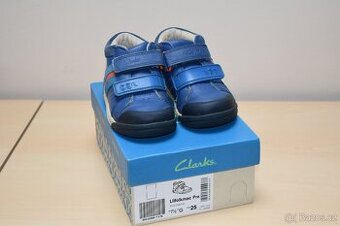 Značkové kožené kotníkové boty - vel. 25