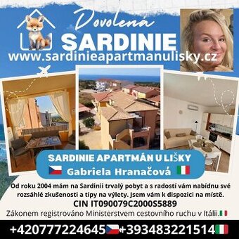 Sardinie pronájem apartmánu