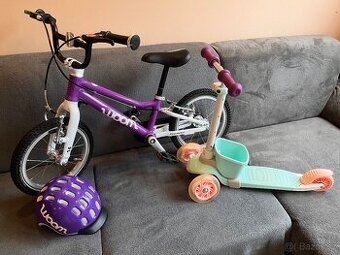Dětské kolo Woom 2 + odrážedlo + helma Woom