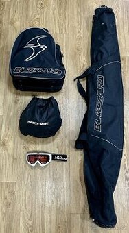 Sestava dámské sjezdovky + lyžáky+ helma +brýle