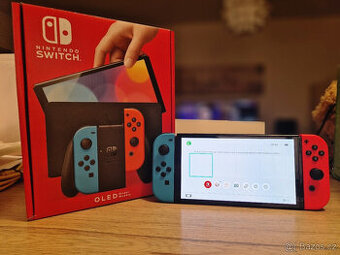 Nintendo Switch OLED, zánovní - 1