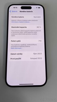 Apple iPhone 15 Pro 128GB, Blue Titanium - 1