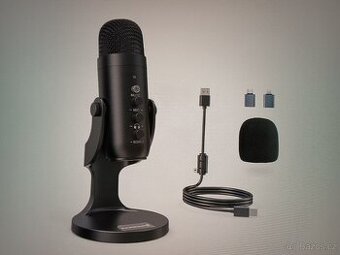 Nový studiový mikrofon pro streamováníí a hraní