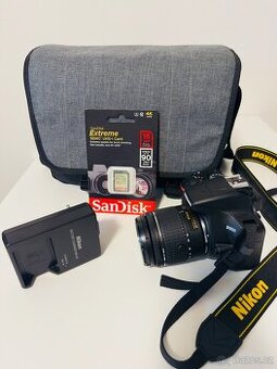 Zrcadlovka Nikon D3500, 1x pouzita