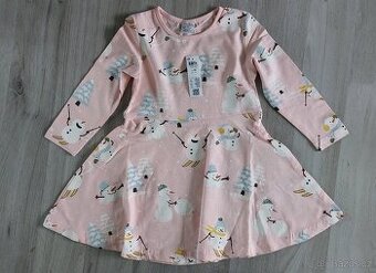 Nové šaty sněhuáci vel. 92