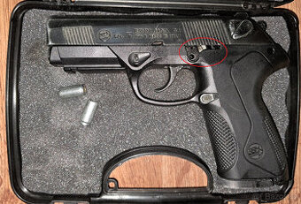 Plynová pistole, plynovka Bruni P4, kategorie D