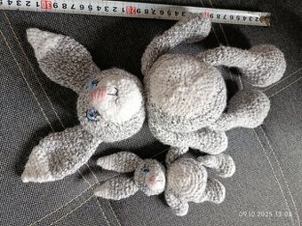 Háčkované hračky 2ks.nové