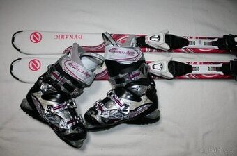 lyže Dynamic Elve 130 cm , lyžaky Roxa