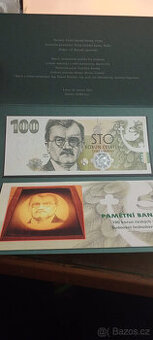 PAMĚTNÍ BANKOVKA 100 KČ KAREL ENGLIŠ 2022