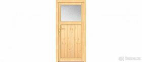 Palubkové vchodové dveře/smrk/nové