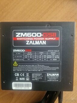 Zdroj Zalman ZM600-GSII 600W