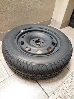 Plechový disk 5x100 + pneu R15 Škoda/VW/Seat/Audi 1ks