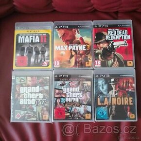 PS3 Hry - Playstation 3 - GTA, RDR, Mafia