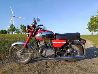 Jawa 350/634-05 jednobudíkovka,chromka