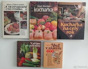 Kuchařky viz foto + Česká kuchyně - i jednotlivě