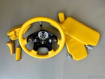 ŠKODA FELICIA FUN: doplňky interiéru obšité pravou kůží