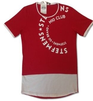 Zářivě červené tričko N10 Club - styl a pohodlí