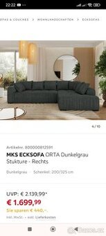 Sedací souprava ve tvaru L