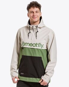 Jarní/podzimní street bunda Meatfly Garen, Sand-Forest Green