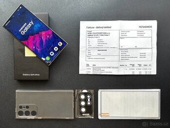 Samsung Galaxy S24 Ultra / 256GB / V záruce do 9/2027.