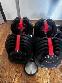 Nastavitelné činky (2×11 kg) – ideální na domácí trénink