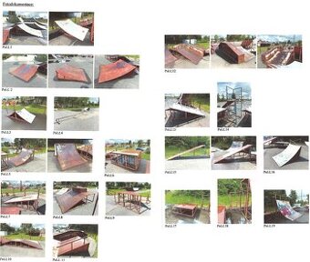 Nabídka skateparkových ramp