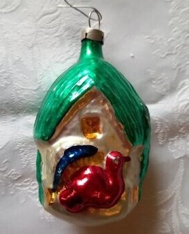 Vánoční ozdoba Domeček, RETRO