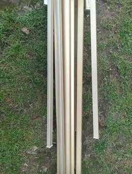 Hospodský slunečník zlatý 3,5m 2ks konstrukce