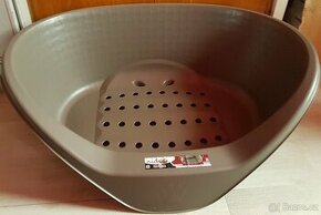 Pelíšek pro psy velký 110 cm, hnědý nový