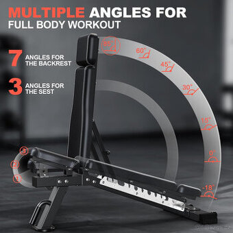 Polohovací lavice - 600kg nosnost, NOVÁ