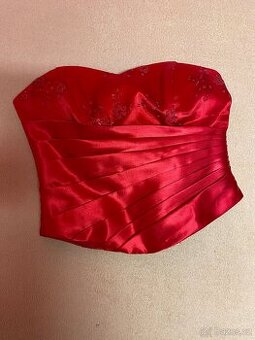 Šaty na maturní ples/ věneček