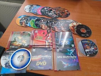 31x CD/DVD (GPU drivers, plné hry) - ASUS, MSI