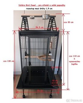 Klec pro střední a velké papoušky