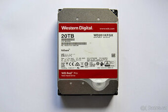 Western Digital Red Pro 20 TB - záruka do 2030 PC: 12 000 Kč