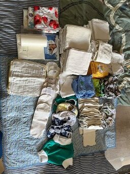 Látkovací sada velká - sada látkových plenek