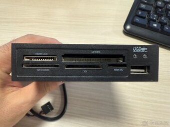 I-Box interní čtečka paměťových karet 3,5" – SATA, CF / SD 