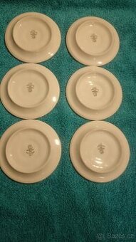 Staré porcelánové pivní tácky